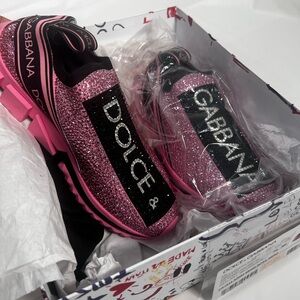 Like New Dolce & Gabbana Sorrento Slip On Sneakers